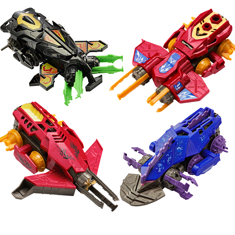 炫斗战轮儿童激斗电动玩具战车套装炎龙战刃决战套装双龙飞刃 【标准