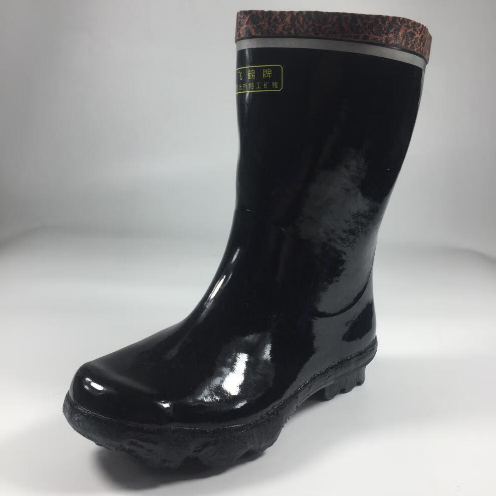 60煤矿防砸靴子矿工雨靴工作下田雨鞋劳保雨鞋半筒橡胶水鞋工矿靴男