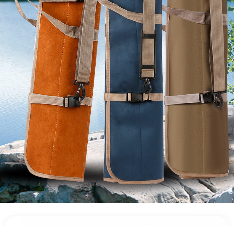 鱼竿收纳袋 折叠渔具包大容量防水鱼竿包软包卷竿包杆袋伞包收纳袋