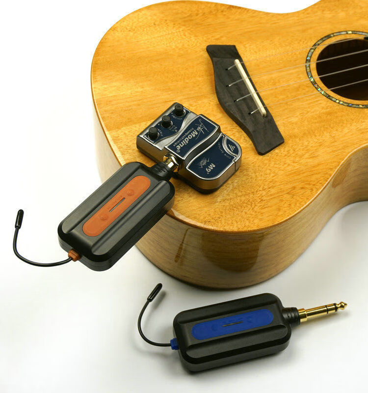 弦乐器通用蓝牙无线拾音器免开孔吉他尤克里里古筝扬琴古琴扩音器m9单