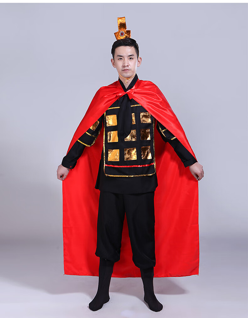 阁版古装盔甲将军古代士兵服装男士舞服儿童戏曲花木兰表演服装成人
