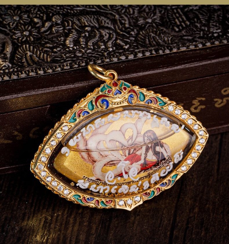 顶妃 泰国佛牌正 牌阿赞欧查艳 兮人吊坠链子项链挂链挂绳正品男女