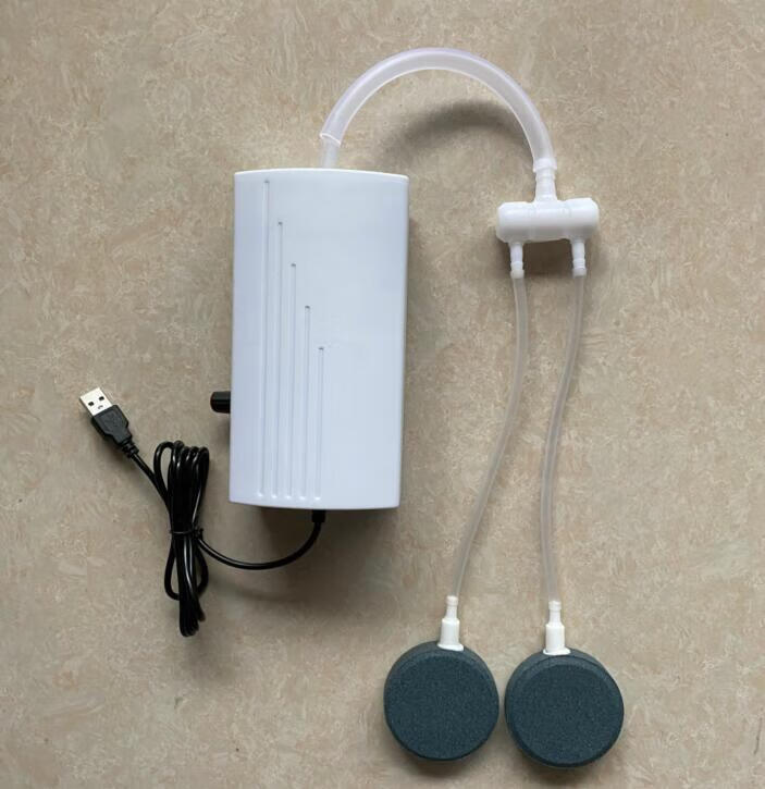 usb增氧泵15l大流量大气量家用养鱼车载钓鱼户外打氧机充氧泵555单管