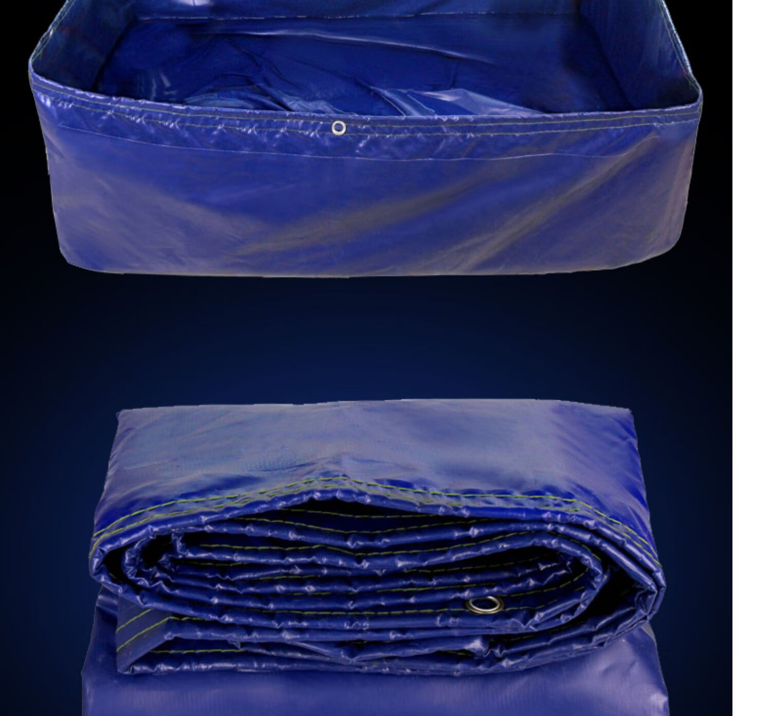 养鱼箱帆布鱼池防水篷布户外养鱼池蓄水池养殖鱼塘加厚刀刮布水箱阳台