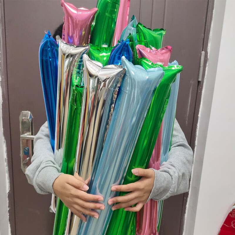 小米mi米家生态同款助威棒气球铝膜加油棒运动会啦啦队加油棒手持助威