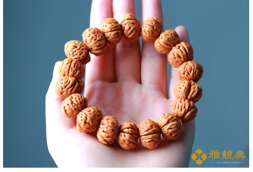 雅靓典优选好店蟠桃核手串文玩手持长串高密手链流苏饰品男女情侣创意