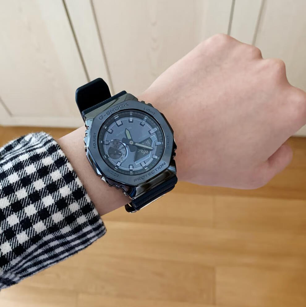 王一博同款手表卡西欧八角农家橡树王一博同款男女运动手表gm-2100b