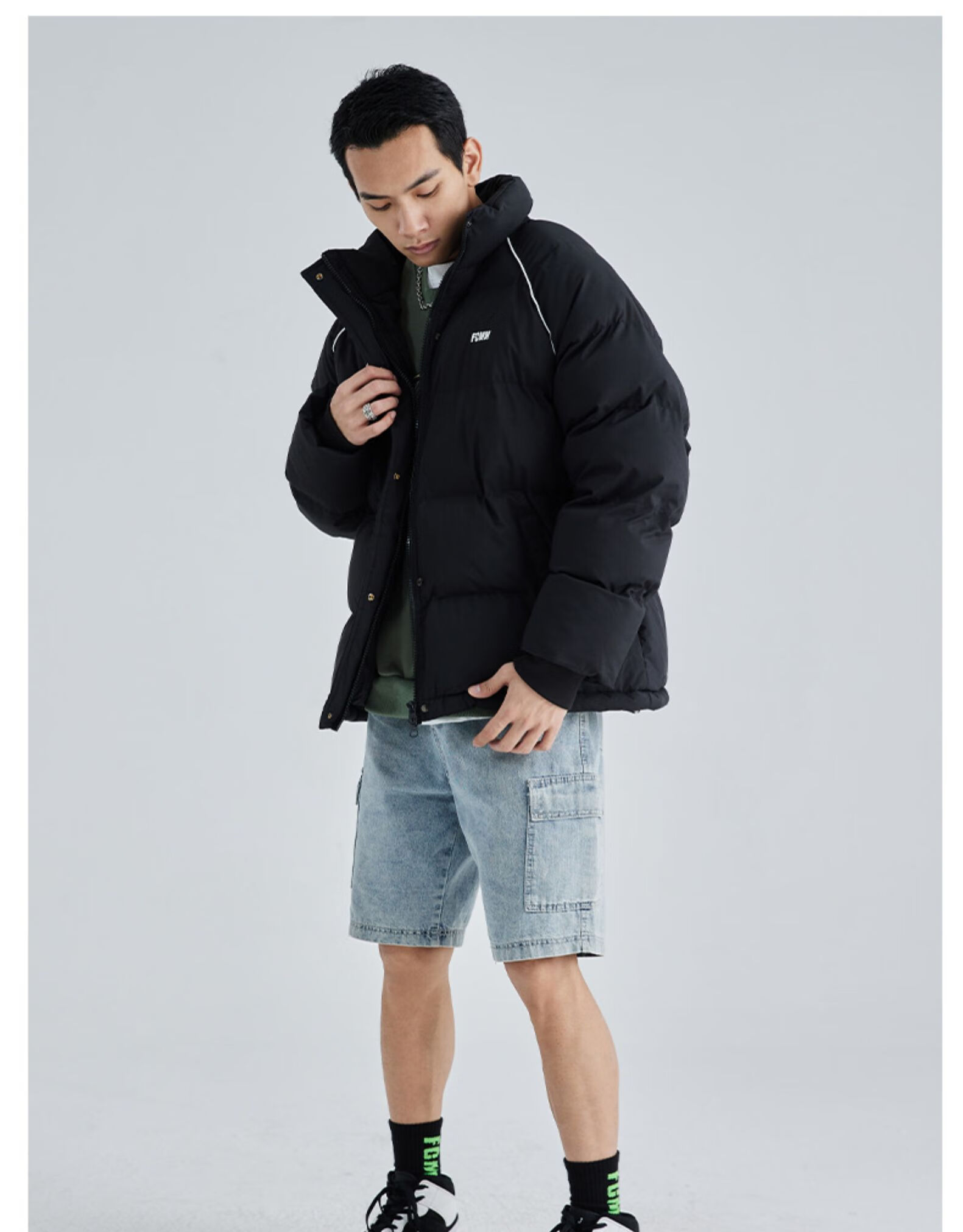 fcmm棉服fcmm棉服经典面包服棉袄韩国oversize情侣男女款棉衣加厚外套