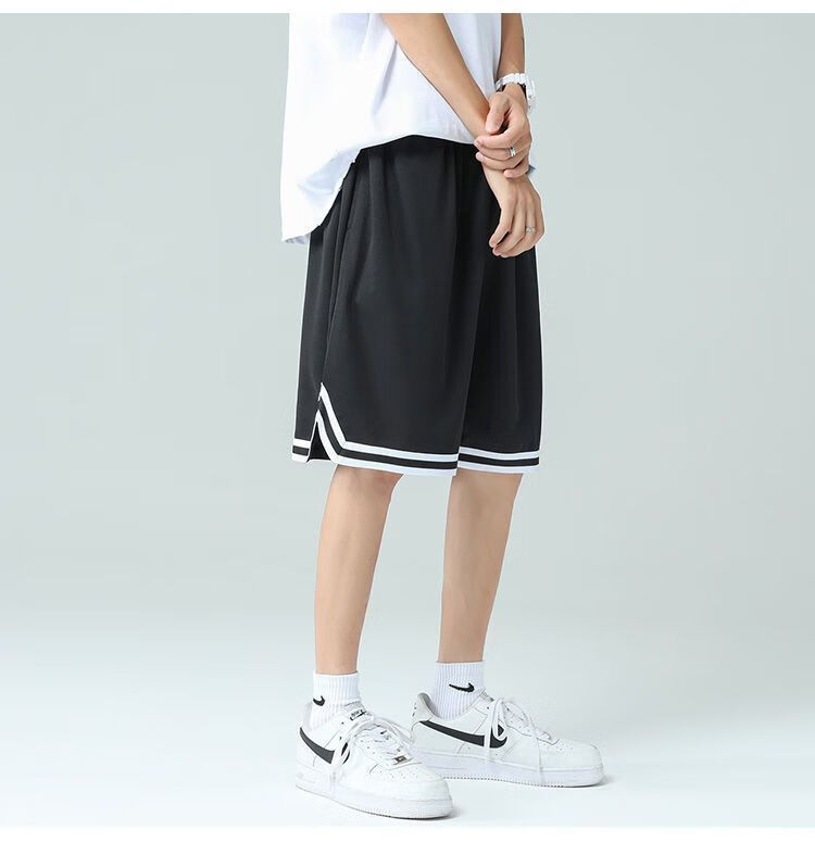 美式小短裤西海岸篮球运动裤体育中考短裤篮球短裤男潮双层网孔透气速