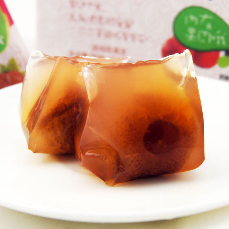 三叔公含果肉果冻梅果香梨山楂休闲零食糕点布丁梅果冻2盒