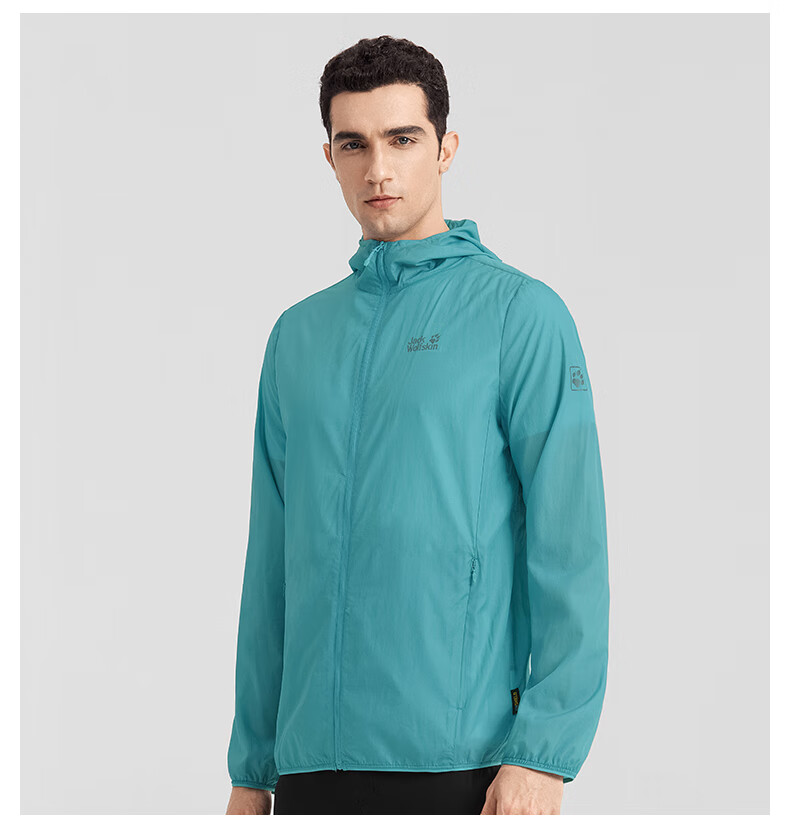 jackwolfskin狼爪官方防晒衣男22春夏新品轻薄透气防泼水户外皮肤衣