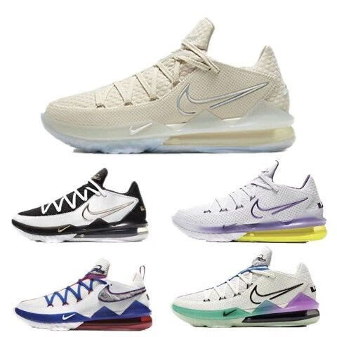 官方舰店lebron 17男子篮球鞋low詹姆斯17代篮球鞋紫金湖人白灰黑金