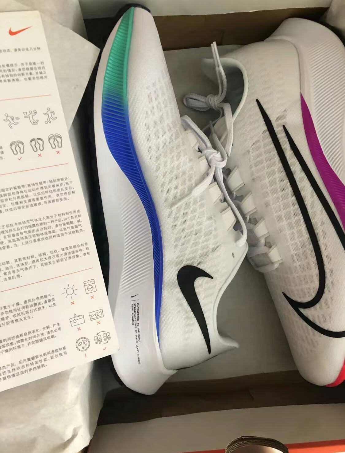 现货登月飞马38代跑步鞋air zoom pegasus37飞马37气垫男女运动鞋