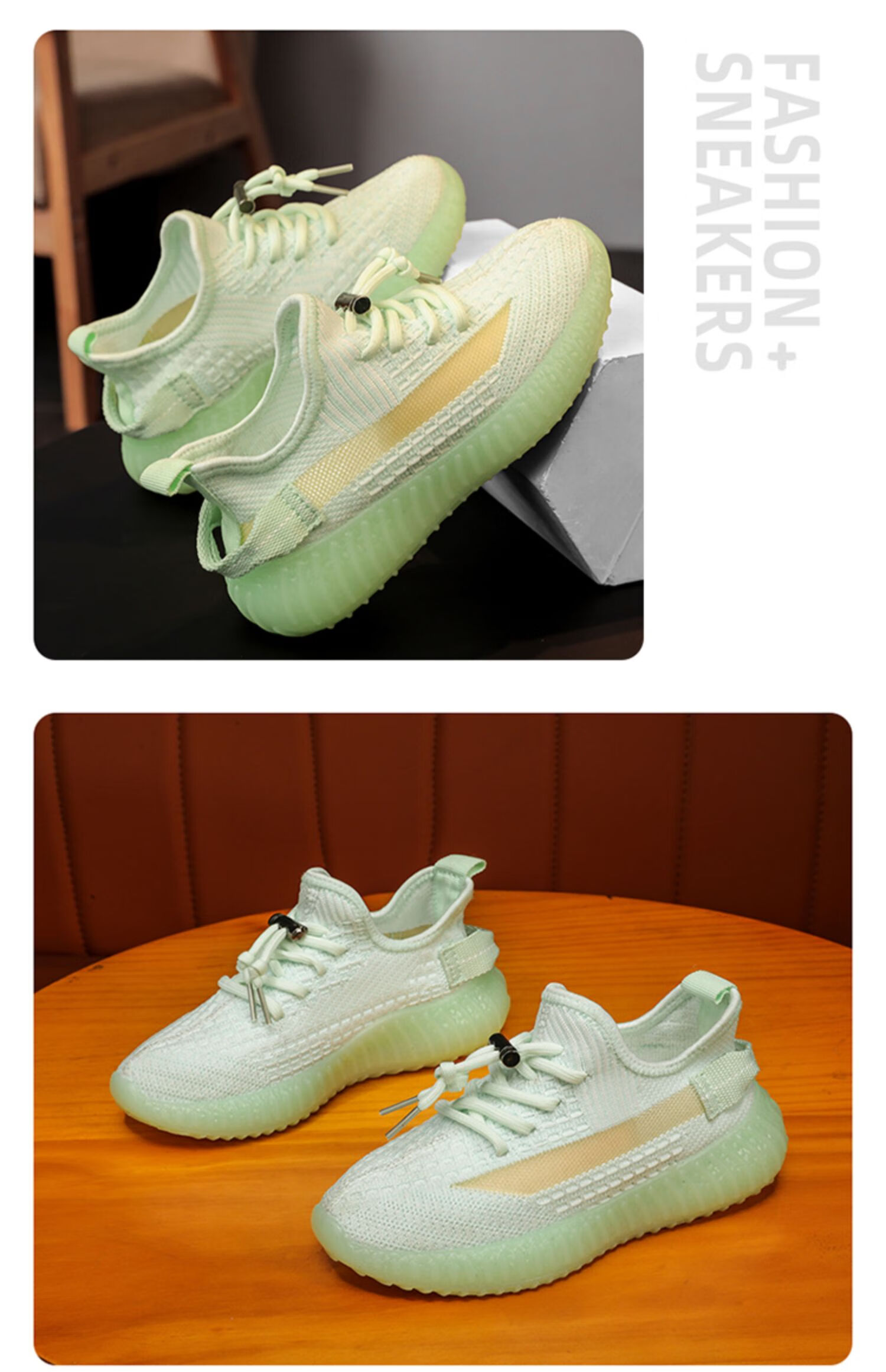 椰子鞋2022春秋新款男童透气防滑软底跑步鞋中大童男孩运动鞋灰橙38内