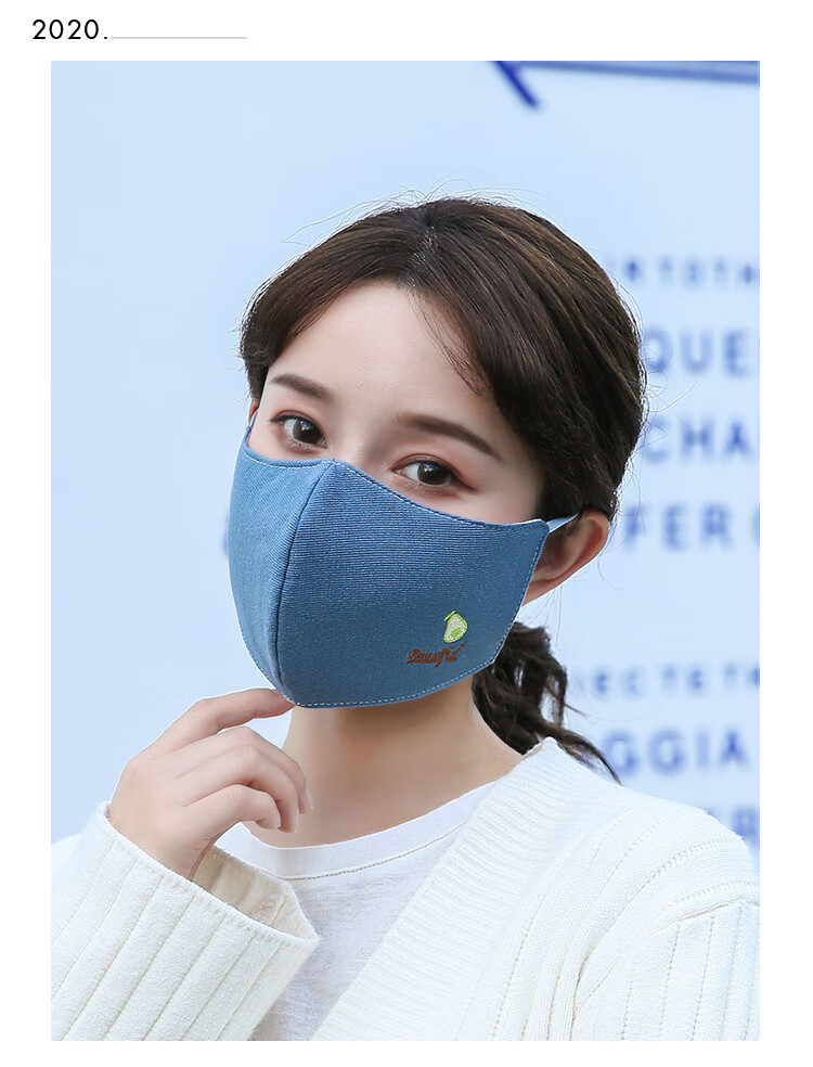 品质好物60南极人口罩女冬季新款韩版可爱学生加厚防寒保暖纯棉口罩