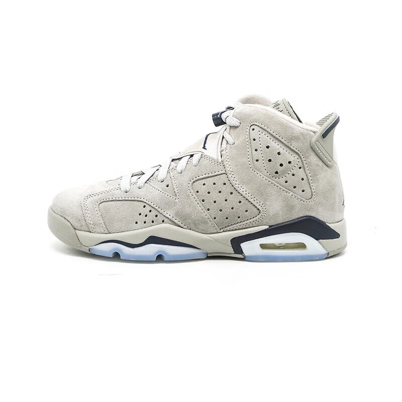 耐克(nike)air jordan 6 aj6乔6 灰色 乔治城 女子高帮篮球鞋 384
