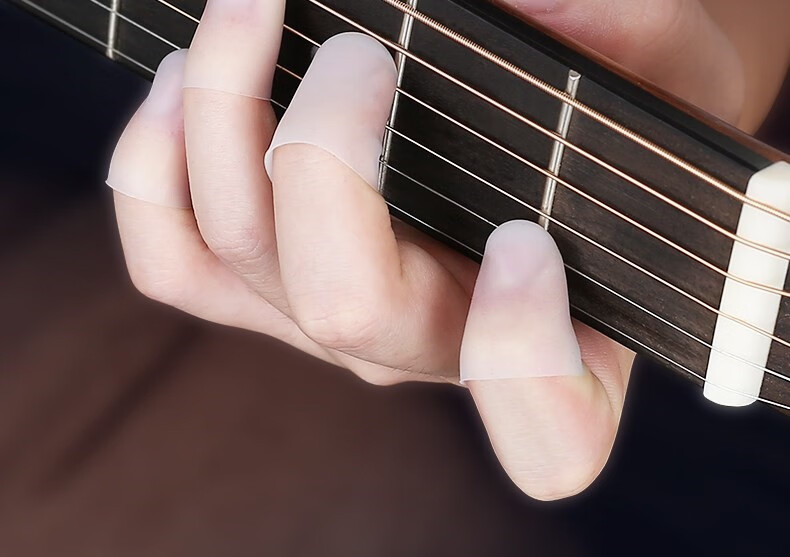 吉他手指保护套 弹吉他手指套左手防痛保护手指辅助神器尤克里里配件