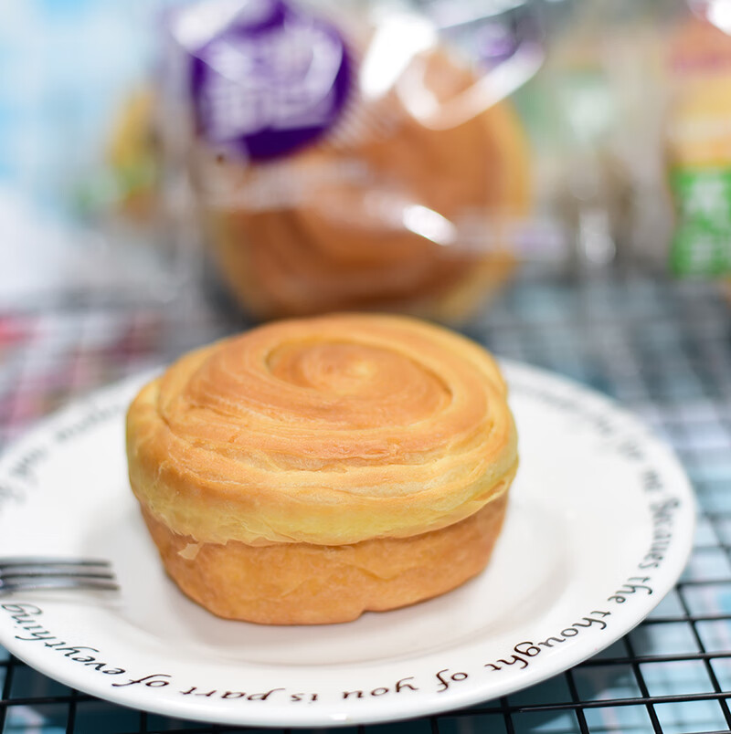 咔丽滋蔗糖手撕面包原味面包营养休闲点心中老年柔软早餐点心 红豆