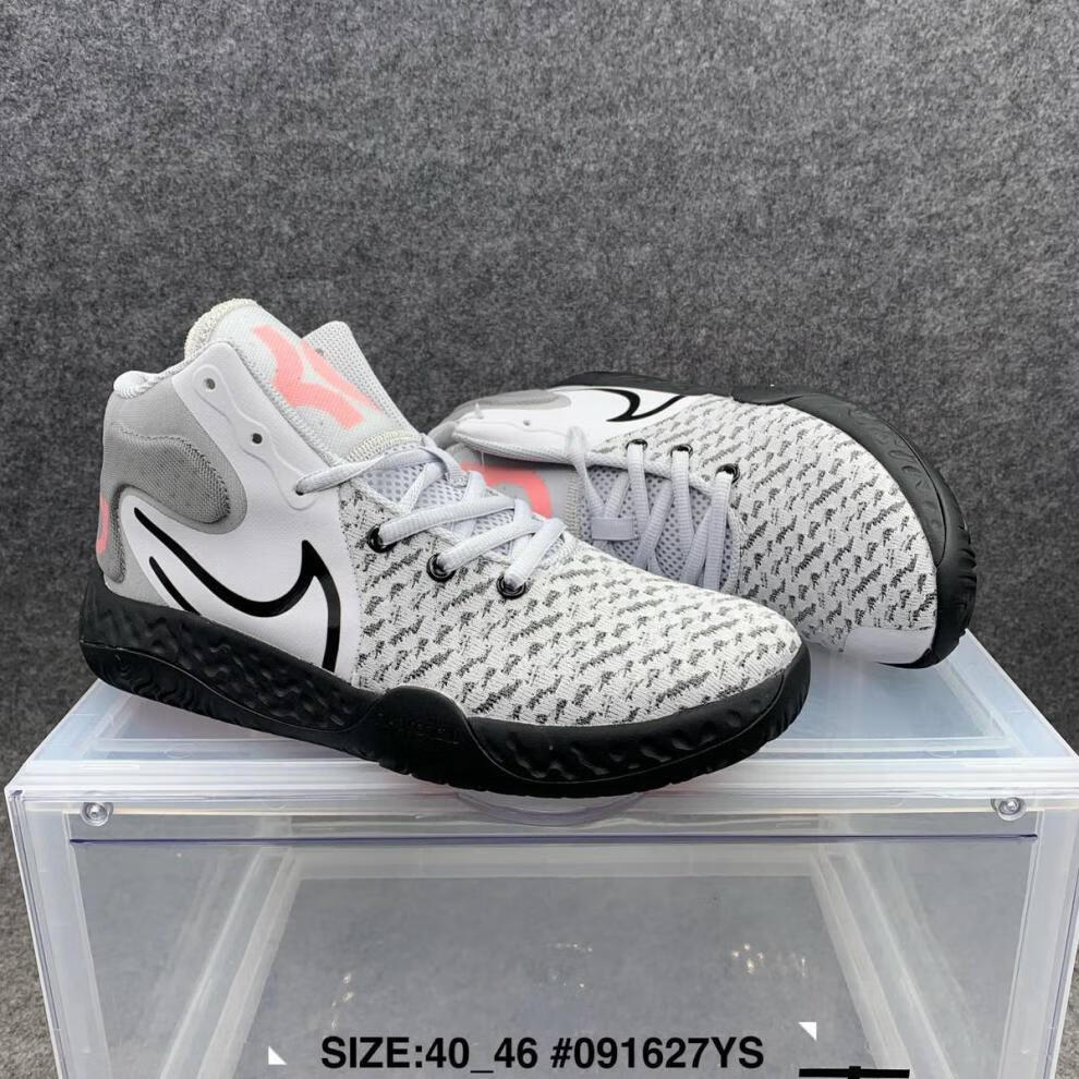 kd trey 5 viii ep 杜兰特5简版实战篮球鞋 ck2089-100 黑绿 40【图片