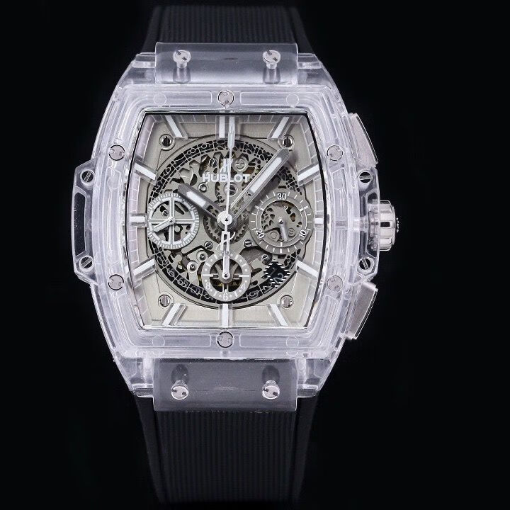 宇舶恒宝bigbang灵魂系列全透明蓝宝石镜面7750镂空机械手表 宇舶恒宝