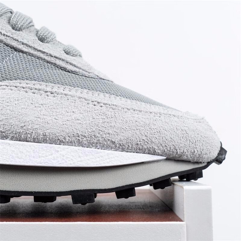 帅电ldvwaffle三方联名闪电元祖灰白双钩华夫休闲鞋男女运动鞋跑鞋dh