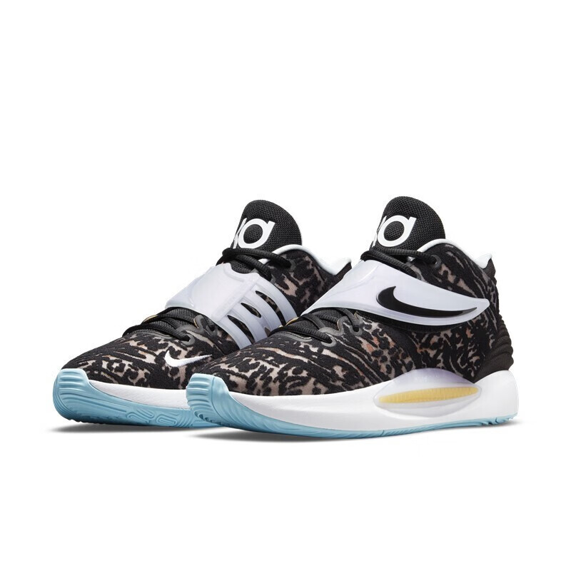 nike耐克男鞋杜兰特14zoomkd14kd14男子气垫实战缓震运动中帮篮球鞋