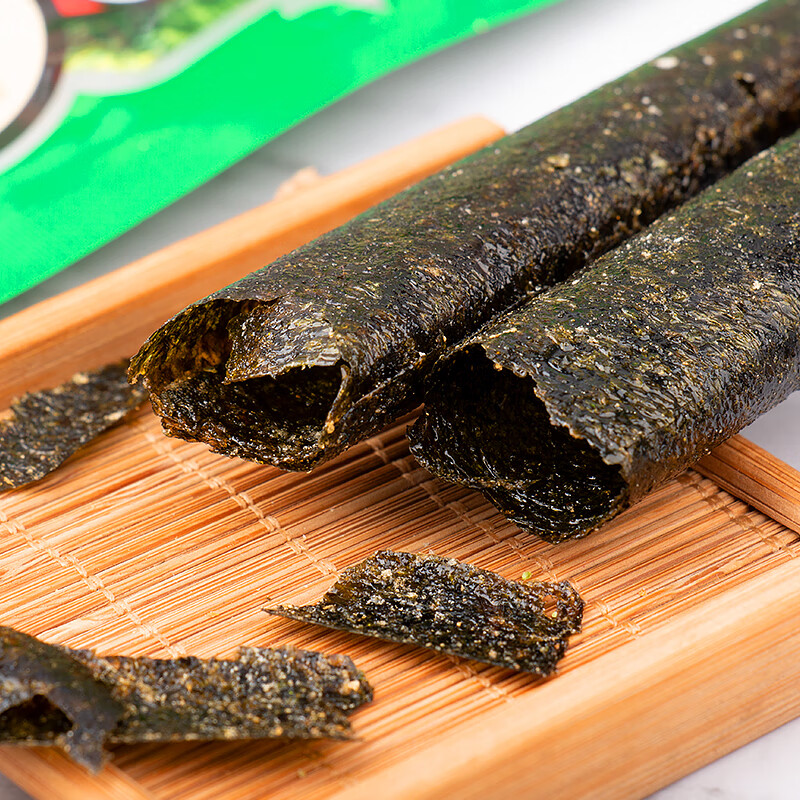 海苔卷食品taokaenoi香脆紫菜泰国bigroll 2盒/共18根【图片 价格