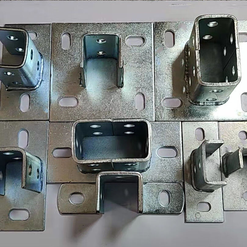 定制适用c型钢底座/底座连接板 太阳能光伏支架底座 固定立柱斜撑安装