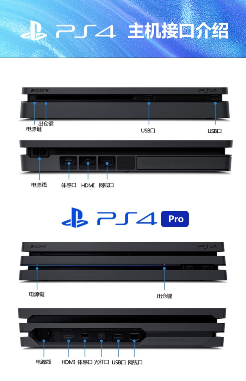 索尼新款 ps4破解版游戏主机9.