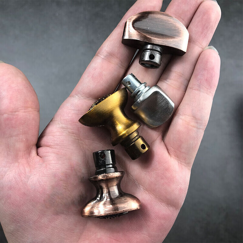 防盗门反锁配件不锈钢锁钮反锁旋钮大门锁防盗门配件金属实心保险钮拴