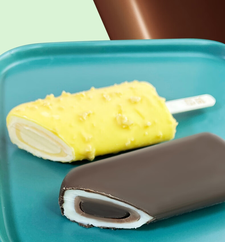 奥雪新品雪糕冷饮网红巧克力千层榴莲千层冰淇淋雪糕巧克力榴莲 千层