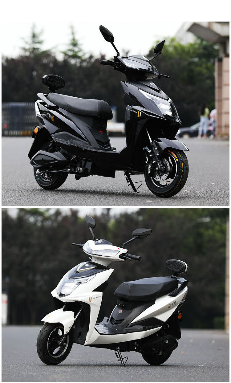 电动摩托车72v电瓶车男士双人48v电动车60v外卖长跑王高速电摩宝马蓝