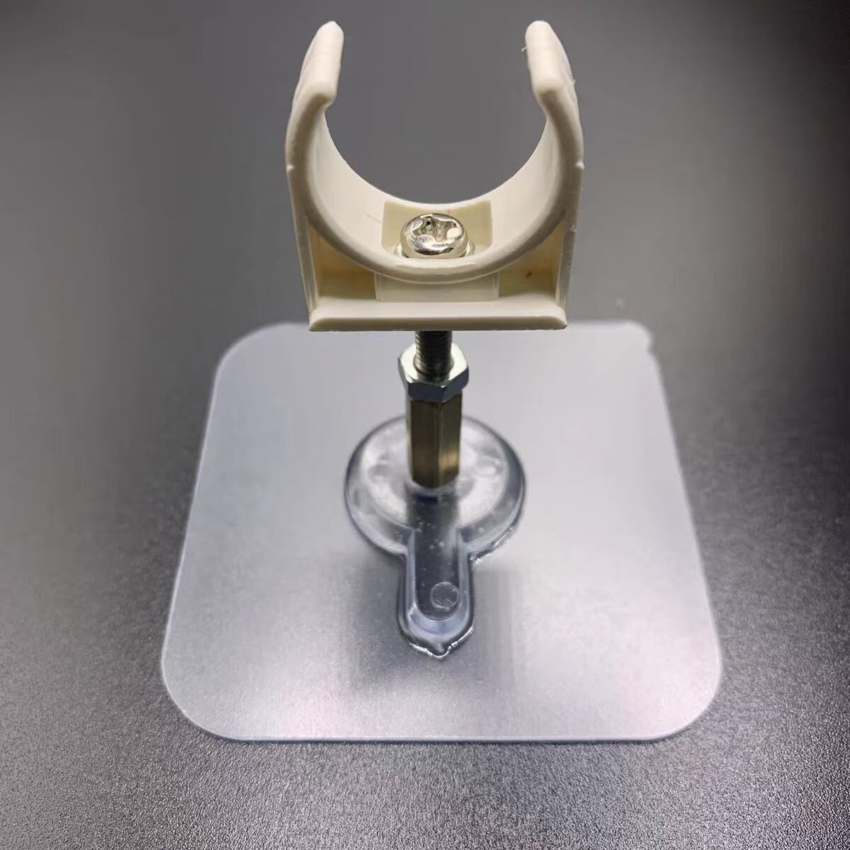 天然气管道固定卡子免打孔离墙管卡粘贴加长款可调节管夹固定进水水管