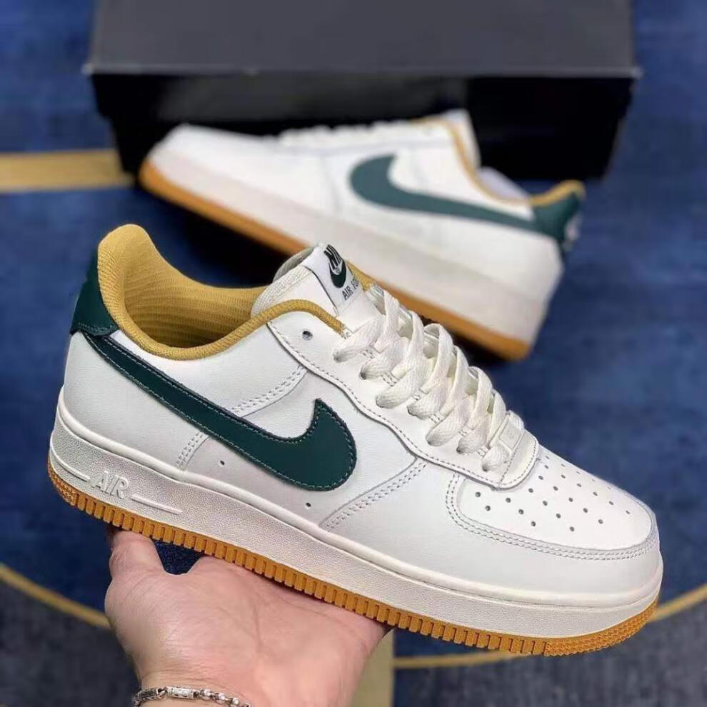 一号低帮男女板鞋高品质刮刮乐牛油果奶咖休闲防 空军一号刮刮乐黑白