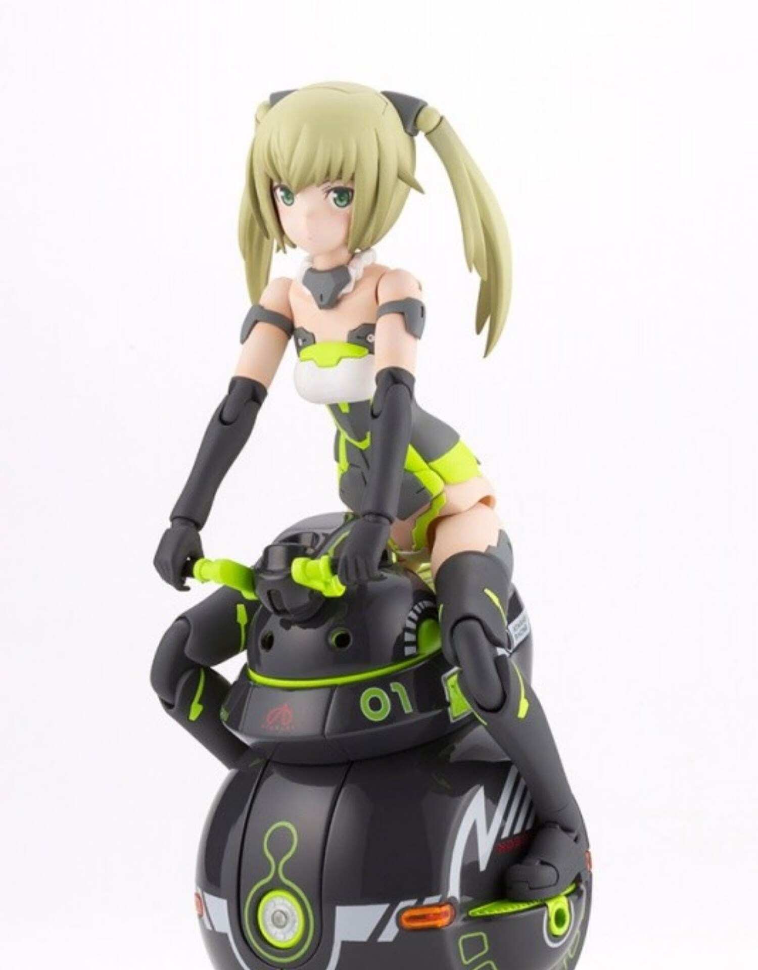 寿屋fag fg146 机甲少女 机娘 祈仙蒂雅 赛车手 noseru机器人 全新