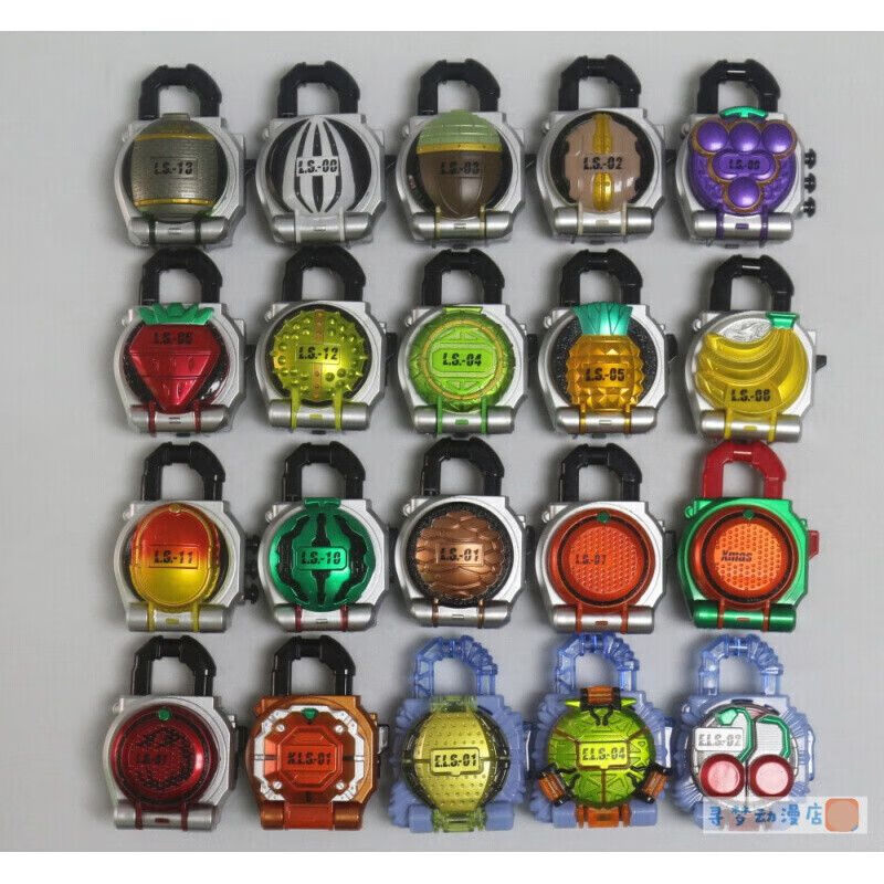 店铺中古假面骑士铠武盒蛋扭蛋水果锁种可联动发声芒果非dx