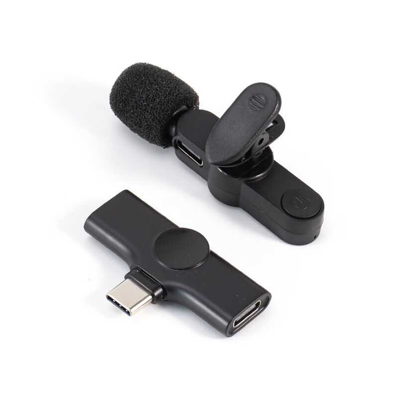 声籁 无线领夹式收音麦克风手机直播网课户外采访短视频拍vlog录音