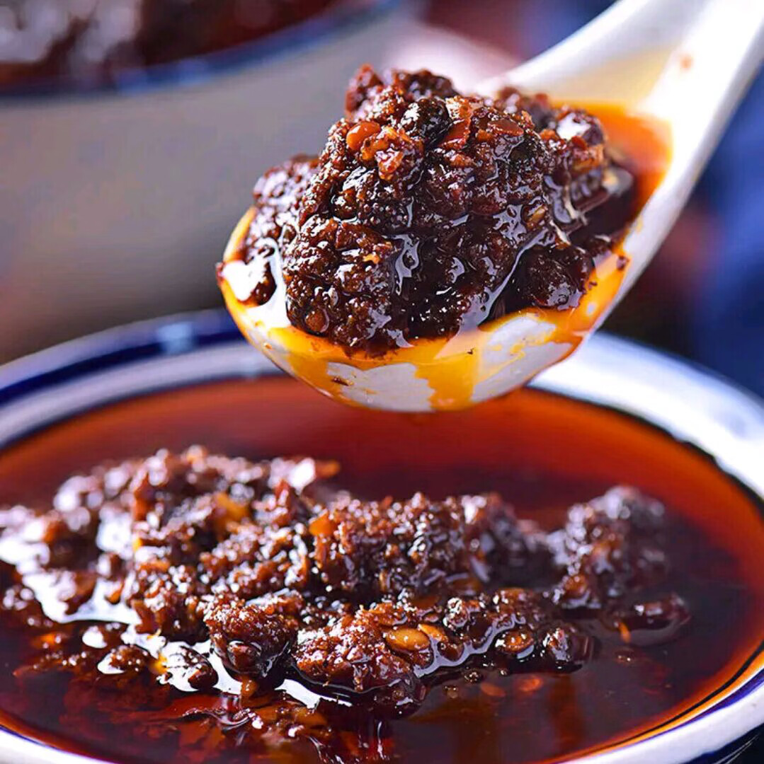 龙幺幺重庆小面调料正宗小面酱拌面酱川味麻辣小袋辣椒酱 推荐装:500g