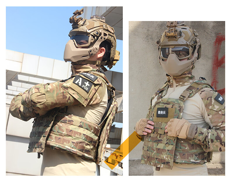 战术兵cpc战术背心防弹马甲考杜拉cordura负重训练快拆重装作战装具防
