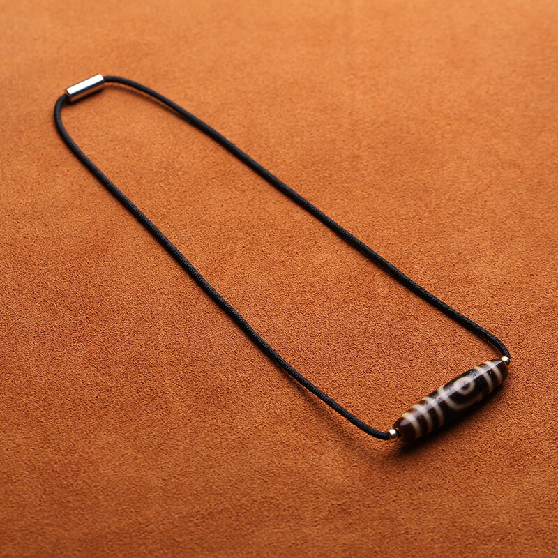 藏木世家天珠专用挂绳横穿竖穿挂脖锁骨项链绳子链子手工编织男女西藏