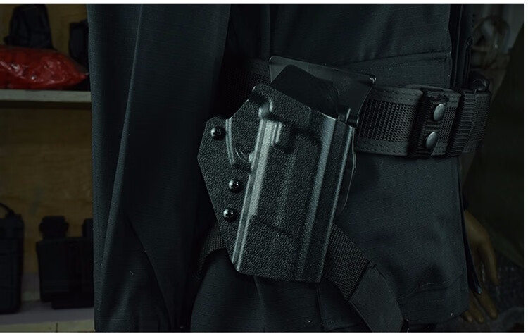 k板下沉腰腿套9292g通用可旋转无锁快拔套92改枪套9292gk板下沉腰腿套