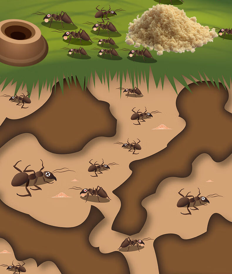 厚生杀蚂蚁一窝端强力灭蚁蚂蚁粉驱蚂蚁药家用野外治红黄黑蚂蚁配方
