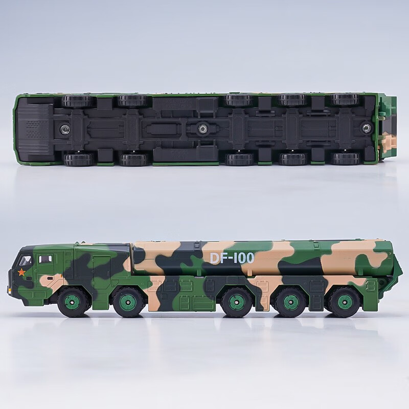 翊玄玩具 拓意1/64军事车模东风导弹车合金仿真车模型收藏摆件 歼-20