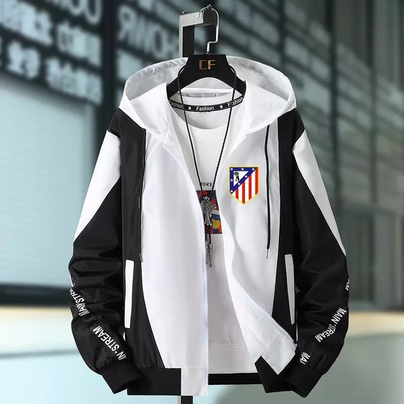 芭酷范 ac米兰外套男秋季薄款运动马竞足球衣服多特蒙德训练服长袖