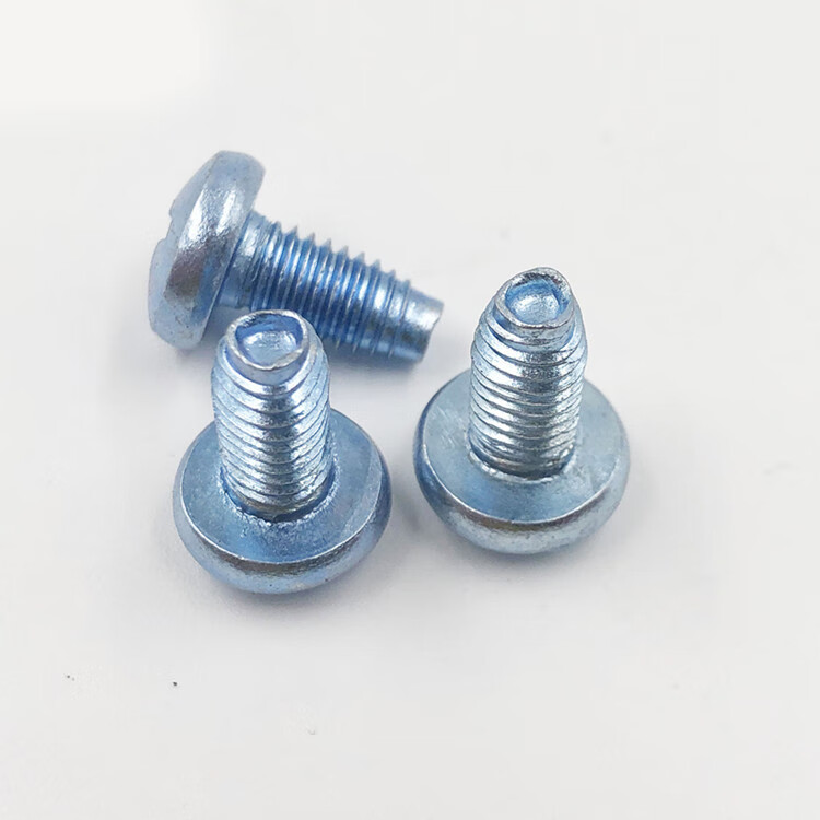 gb6560盘头三角牙自锁螺丝蓝锌十字槽自攻锁紧螺钉高强度m3m4m5m6彩锌