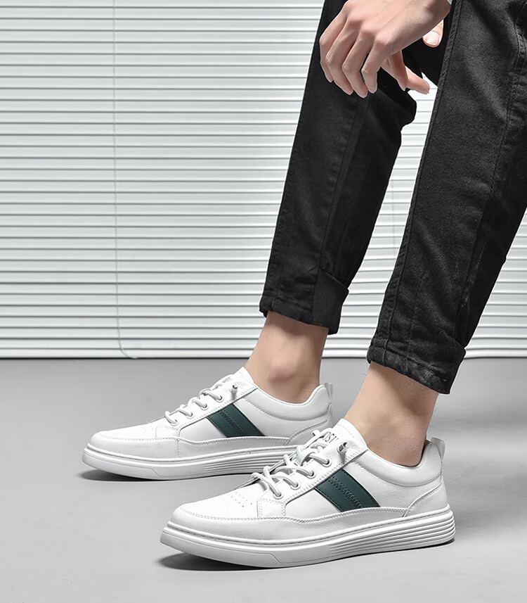 卓诗尼男鞋低帮板鞋撞色小白鞋学生潮鞋休闲运动鞋户外网球鞋1211382