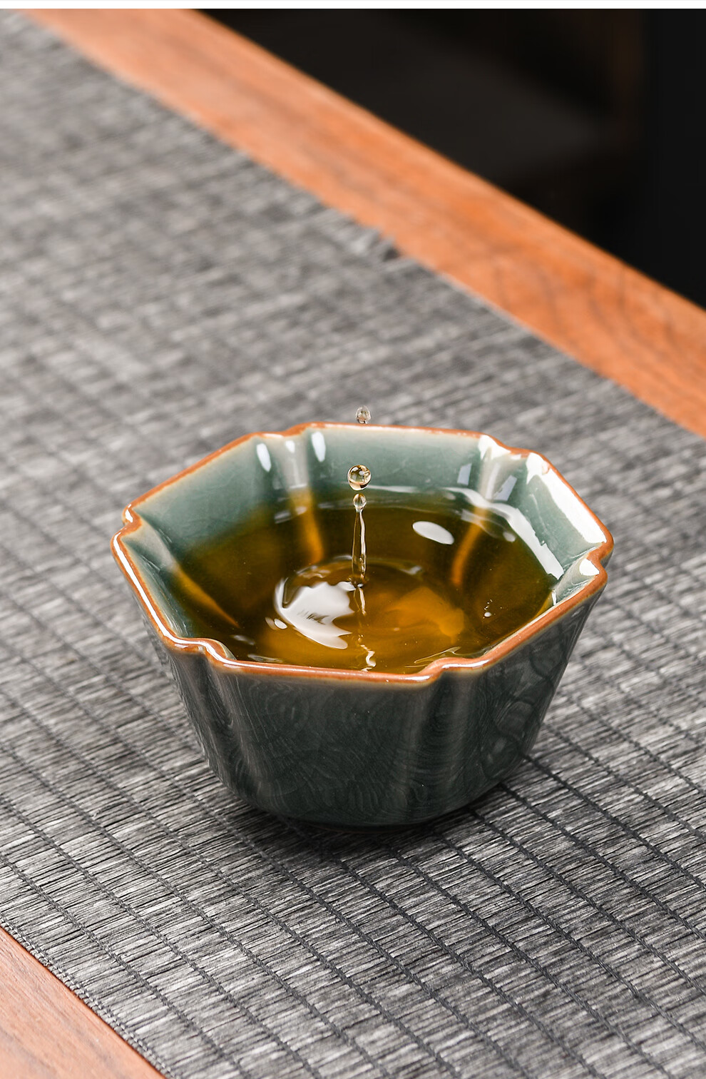 金杞(jinqi) 哥窑冰裂纹大号茶杯家用功夫茶具个人品茗杯主人杯单杯泡