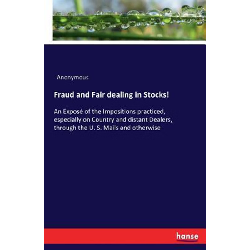 按需印刷Fraud and Fair dealing in Stocks![9783337216412]