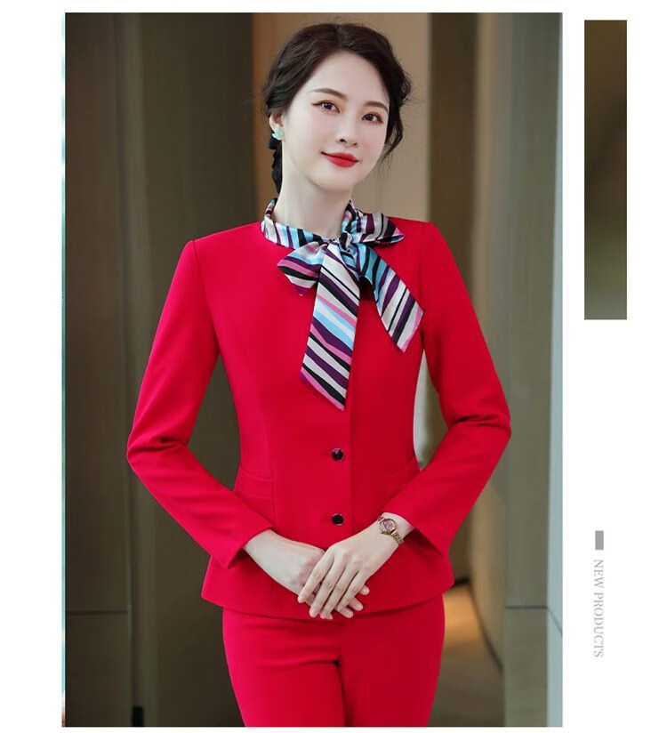 大红玫红乐队军鼓服装套装女子打鼓演出服腰鼓打鼓仪仗队鼓号制服 大