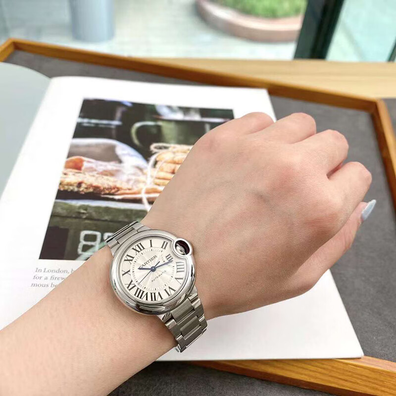 【二手95新】卡地亚蓝气球 wsbb0044 自动机械女士腕表 33mm 全套 浅